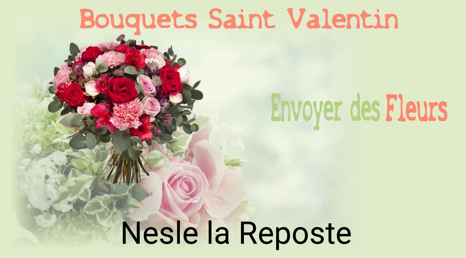 Roses de Saint-Valentin livrées à Nesle-la-Reposte